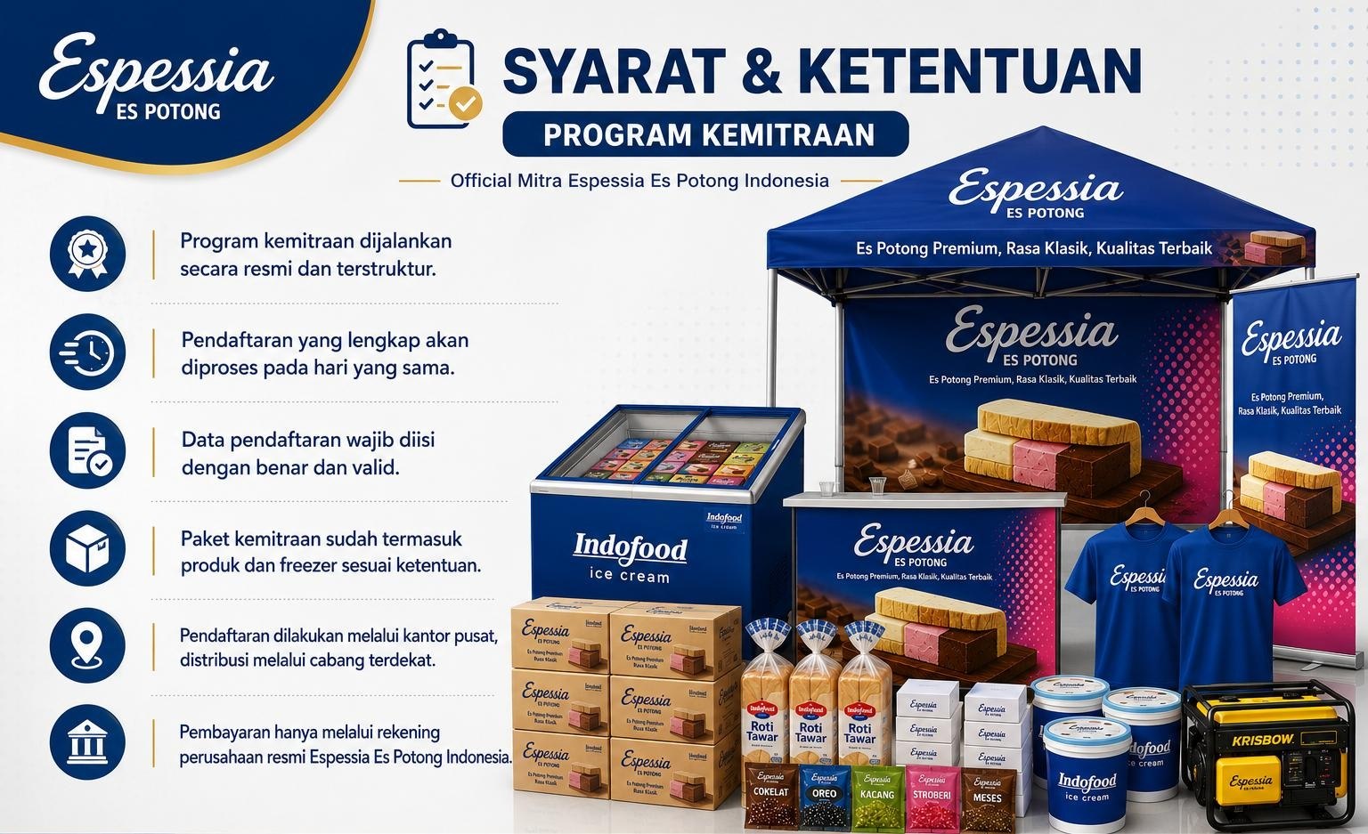 Syarat dan Ketentuan Program Kemitraan Espessia